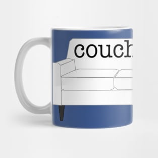 Couch Surfer Travel Design Mug